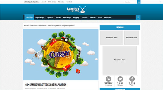 40+ Gaming Website Designs Inspiration | Logolitic